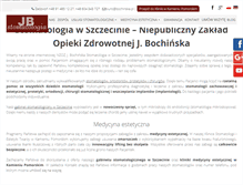Tablet Screenshot of bochinska.pl